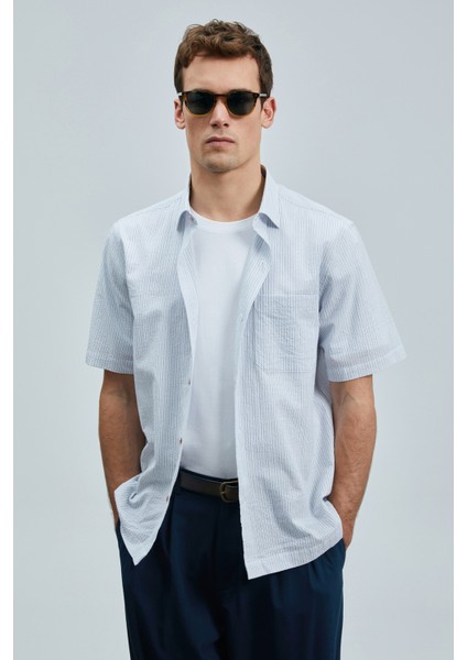 Kamer Erkek Basic Gömlek Regular Fit Lacivert