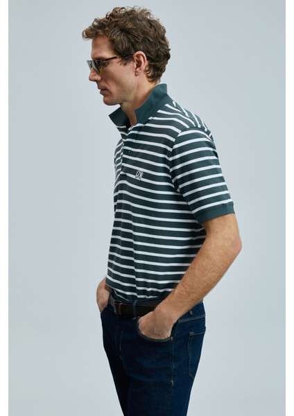 Jon Smart Erkek Polo Tişört Gri