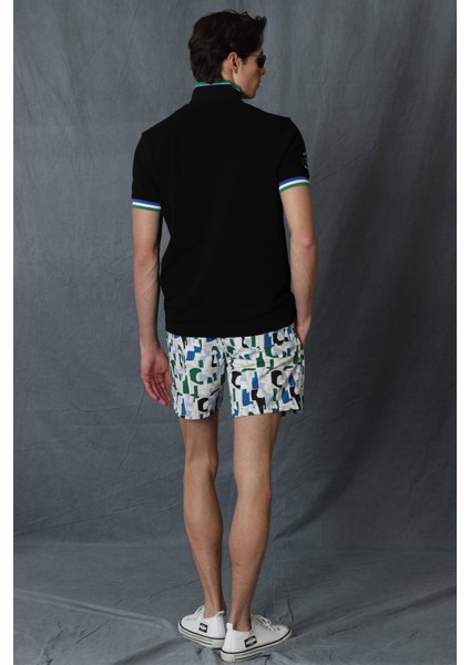 Charles Erkek Deniz Şortu Siyah