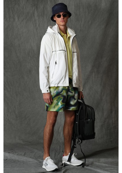 Cannel Erkek Deniz Şortu Yeşil