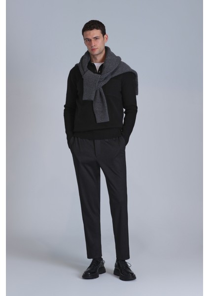 Rıver Erkek Kazak Siyah