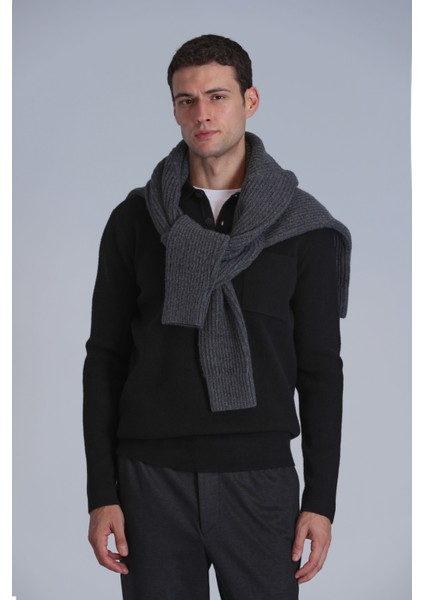 Rıver Erkek Kazak Siyah