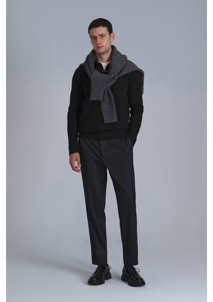 Rıver Erkek Kazak Siyah