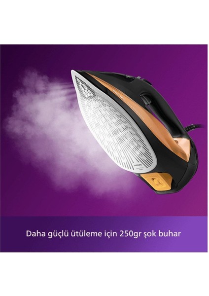 7000 Serisi Buharlı Ütü, 2800W, 50 G/dk Sürekli Buhar, 250 G Şok Buhar indirimleri