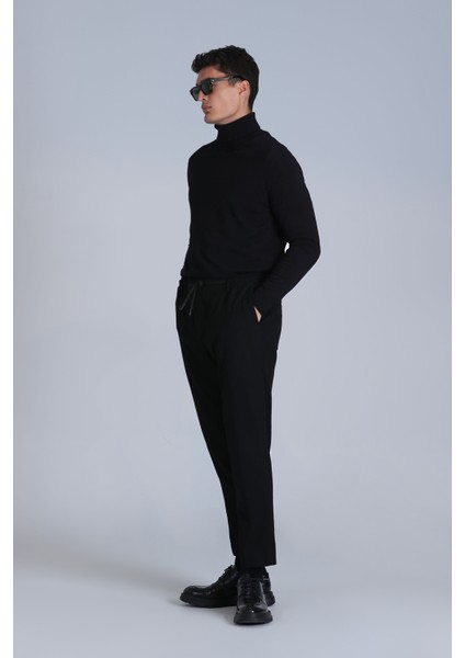 Soıl Erkek Kazak Siyah