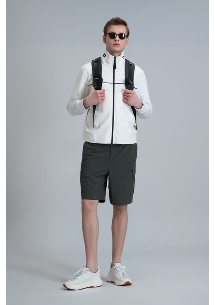 Tech Spor Erkek Chino Şort Slim Fit Yeşil