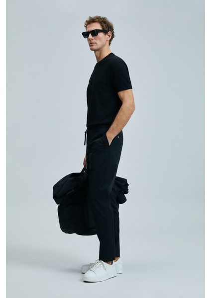 Alex Smart Erkek Chino Pantolon Slim Fit Siyah