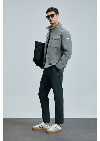 Alex Smart Erkek Chino Pantolon Slim Fit Siyah