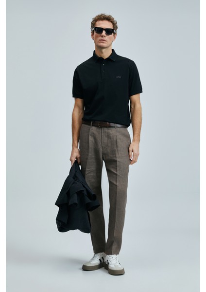 Luna Smart Erkek Polo Tişört Siyah