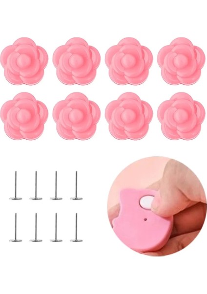 Gül Desenli Yorgan Sabitleme Aparatı Pratik Sabitleyici 8 Adet