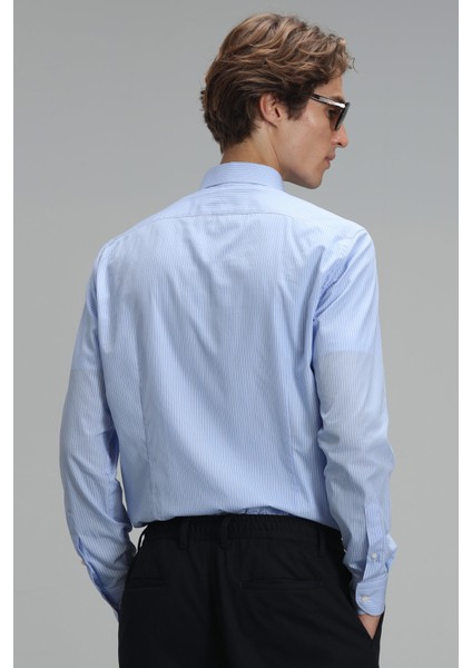 Fore Erkek Basic Gömlek Slim Fit Lacivert