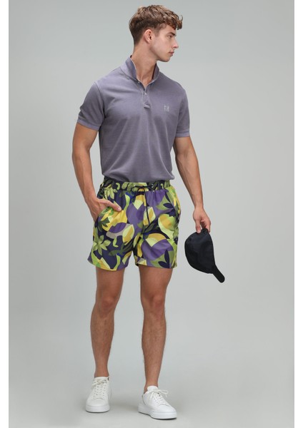 Nice Erkek Deniz Şortu Mor