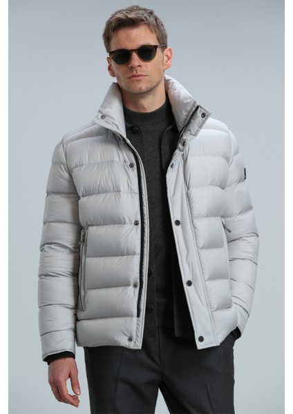 Dante Kaz Tüyü Erkek Mont Yeşil