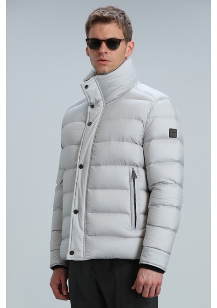 Dante Kaz Tüyü Erkek Mont Yeşil