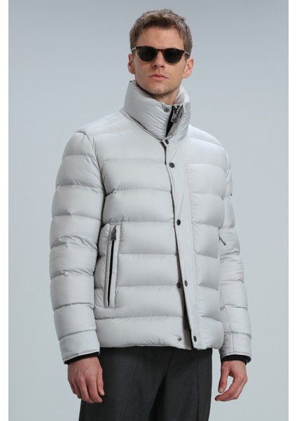 Dante Kaz Tüyü Erkek Mont Yeşil