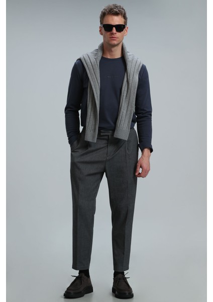 Moss Erkek Uzun Kol Tişört Bej