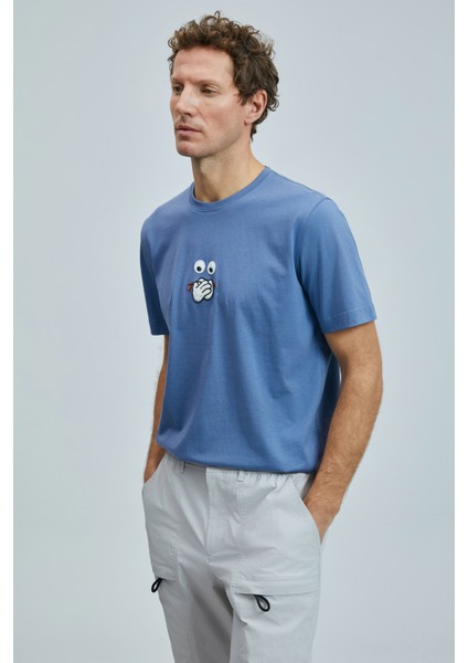 Zany Modern Grafik T- Shirt Siyah