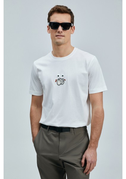 Zany Modern Grafik T- Shirt Siyah