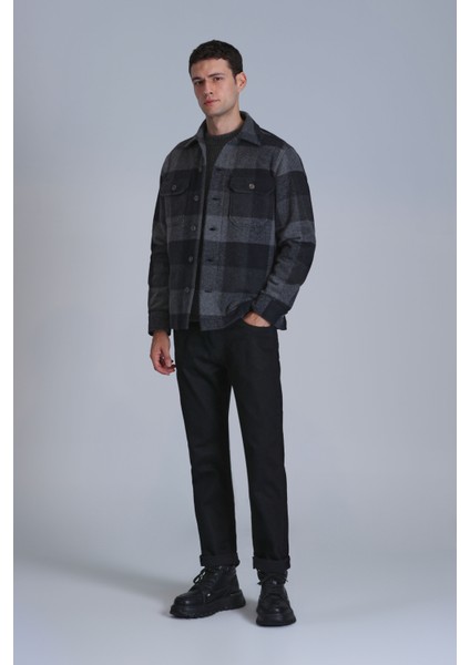 Anton Smart Jean Erkek Pantolon Slim Fit Siyah