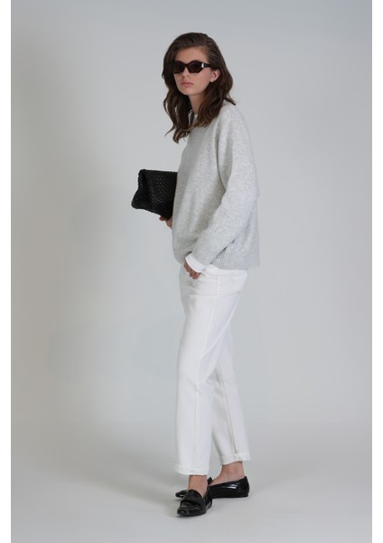 Puerta Kadın Denim Ekru