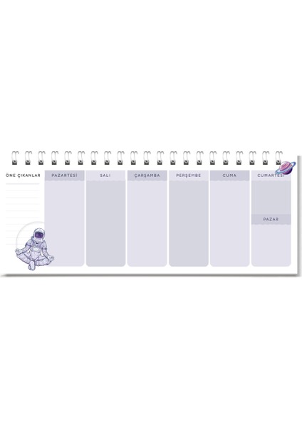 Joo Haftalık Planlayıcı Çiçek Serisi modelleri