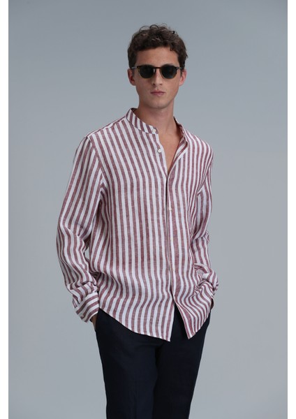 Fast Erkek Basic Gömlek Comfort Fit Bej