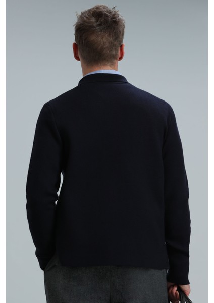 Elegant Erkek Hirka Lacivert