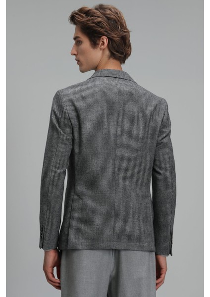 Alex Spor Erkek Blazer Ceket Slim Fit Antrasit