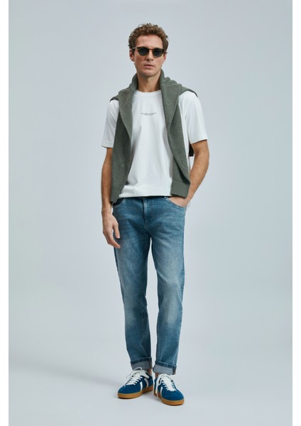 Nessıo Smart Jean Erkek Pantolon Slim Fit Mavi