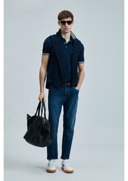 Enrıco Smart Jean Erkek Pantolon Regular Fit Mavi