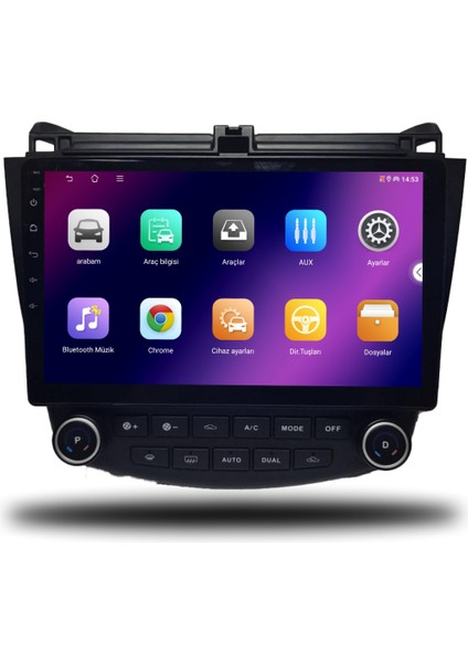Carplayer Honda Accord 2003-2008 Uyumlu Android Multimedya 4gb Ram 32GB Hafıza fiyatları