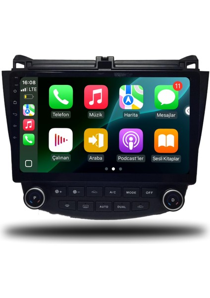 Carplayer Honda Accord 2003-2008 Uyumlu Android Multimedya 4gb Ram 32GB Hafıza modelleri