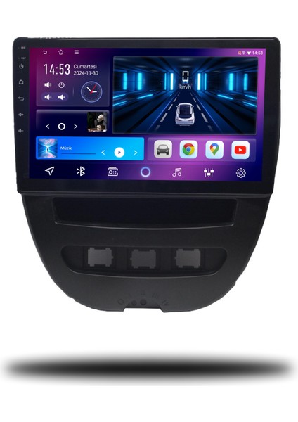 Carplayer Citroen C1 2007-2013 Uyumlu Android Multimedya 4gb Ram 32GB Hafıza