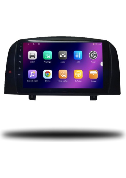 Carplayer Hyundai Sonata 2005-2008 Uyumlu Android Multimedya 4gb Ram 32GB Hafıza fiyatları
