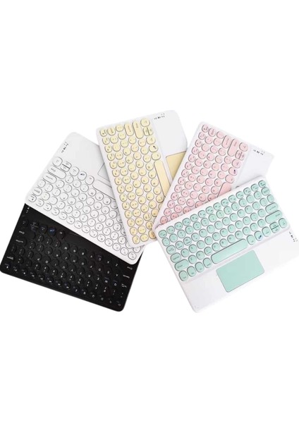 Msa-Shop Touchpad Uyumlu Bluetooth Klavye Slim Kablosuz Wifi Q Klavye fırsatları