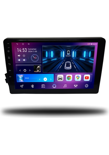 Carplayer Ssangyong Actyon 2006-2012 Uyumlu Android Multimedya 4gb Ram 32GB Hafıza