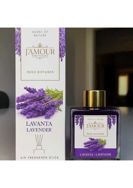 J’amour Lavanta Bambu Çubuklu Oda Kokusu 100 ml – Ferah Lavanta Aromasıyla Doğal Ortam Kokusu fiyatları