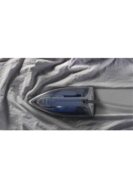 Hızlı ve Güçlü Buharlı Ütü, 2500W, 45/160 gr Buhar, Gri Renk, Yüksek Performans modelleri