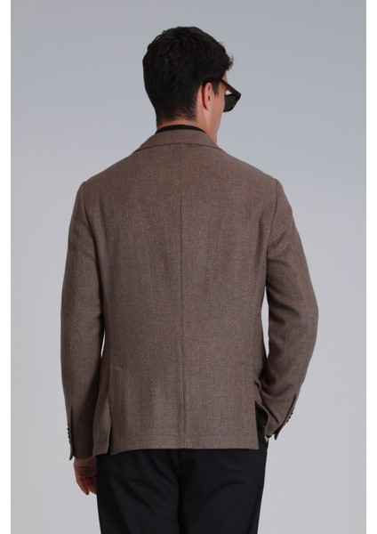 Daniel Spor Erkek Blazer Ceket Slim Fit Açık Gri