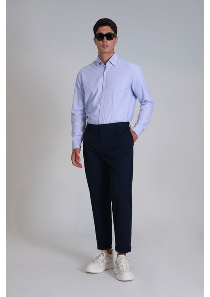 Gabrıel Spor Erkek Chino Pantolon Slim Fit Lacivert