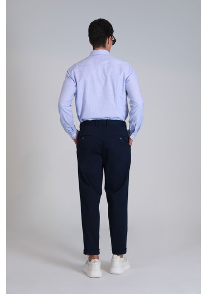 Gabrıel Spor Erkek Chino Pantolon Slim Fit Lacivert