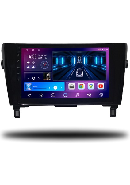 Carplayer Nissan Qashqai 2013-2021 Uyumlu Android Multimedya 4gb Ram 32GB Hafıza