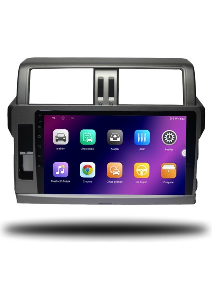 Carplayer Toyota Prado 2011-2016 Uyumlu Android Multimedya 4gb Ram 32GB Hafıza fiyatları