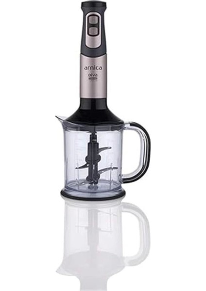 El Blender Seti 1200W, Paslanmaz Çelik Bıçak, 1.2 L Hazne, Renkli