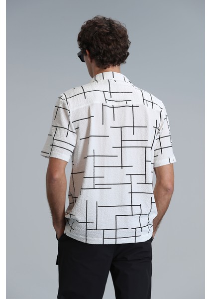 Taner Erkek Basic Gömlek Regular Fit Ekru