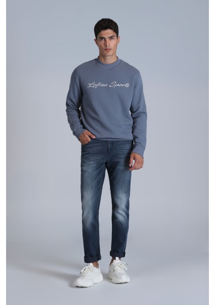 Jasper Smart Jean Erkek Pantolon Slim Fit Mavi