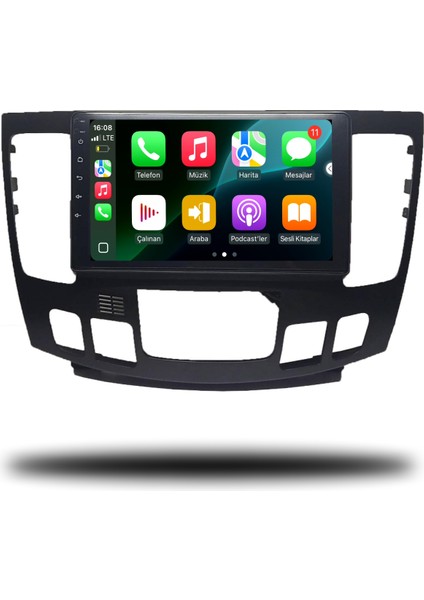 Carplayer Hyundai Sonata 2009-2012 Uyumlu Android Multimedya Dijital Klima 4gb Ram 32GB Hafıza modelleri