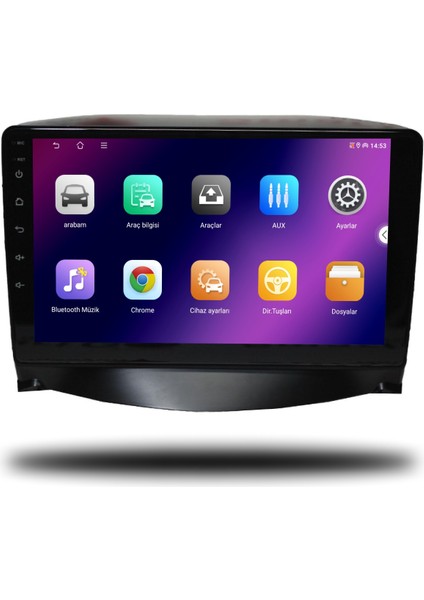 Carplayer Peugeot 207 2006-2012 Uyumlu Android Multimedya 4gb Ram 32GB Hafıza fiyatları