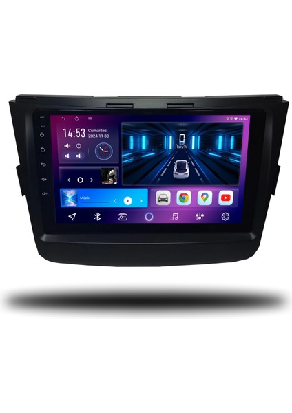 Carplayer Ssangyong Musso 2018+ Uyumlu Android Multimedya 4gb Ram 32GB Hafıza