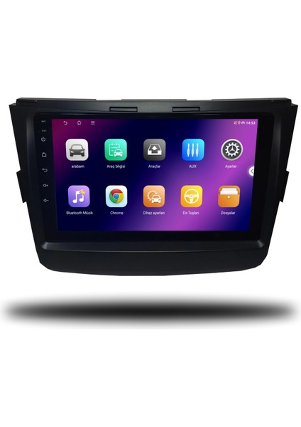 Carplayer Ssangyong Musso 2018+ Uyumlu Android Multimedya 4gb Ram 32GB Hafıza fiyatları